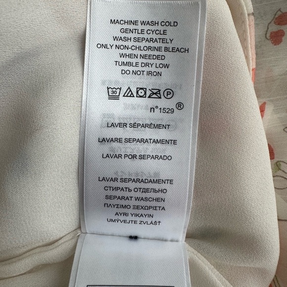 NWT BCBGeneration Surplice Wrap Dress Allover Floral in Rose Smoke Size Medium - Picture 16 of 16